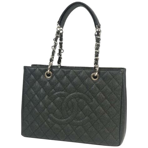 chanel a50995|CHANEL A50995 CC Matelasse Chain GST Tote Bag Caviar .